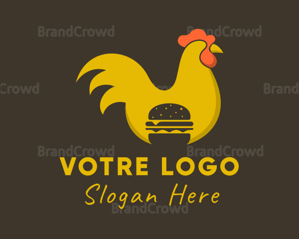 Chicken Hamburger Restaurant Logo