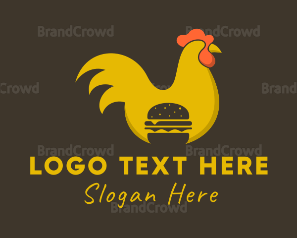 Chicken Hamburger Restaurant Logo