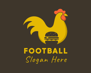 Livestock - Chicken Hamburger Restaurant logo design