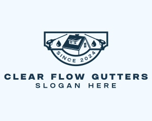 Gutter - Pressure Washer Cleaner logo design