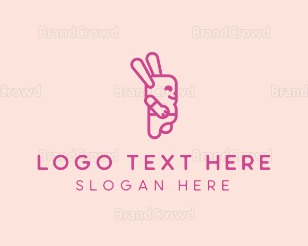 Pink Chubby Bunny Logo