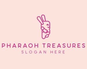 Pink Chubby Bunny logo design