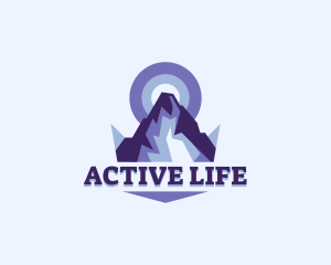 Adventure Mountain Peak  Logo