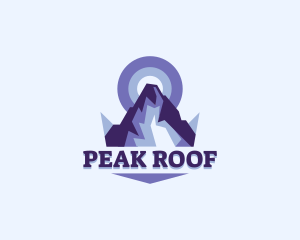 Adventure Mountain Peak  logo design