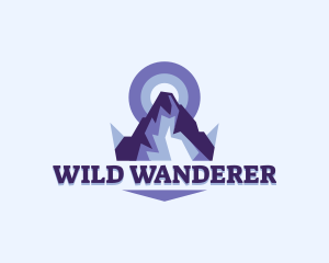 Adventure Mountain Peak  logo design