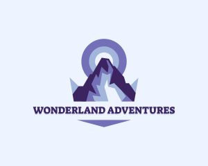 Adventure Mountain Peak  logo design