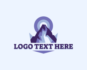 Exploration - Adventure Mountain Peak logo design