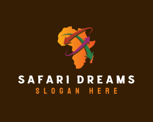 Africa - Africa Travel Map logo design