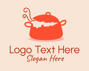 Fast Food - Cooking Hot Pot logo design