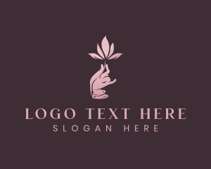Hand - Hand Flower Boutique logo design