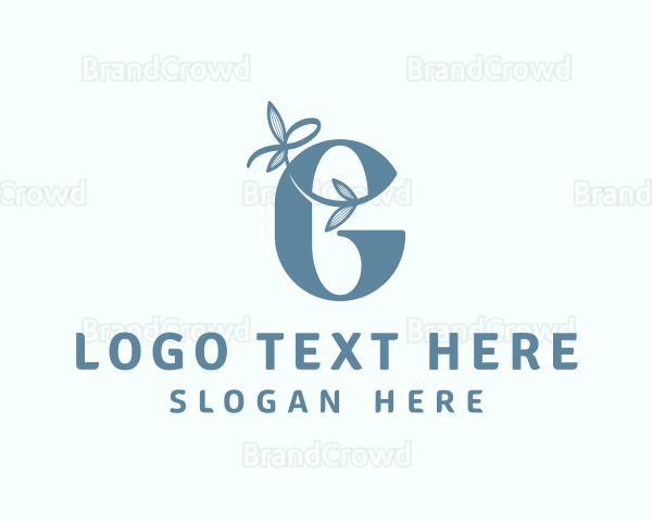 Leaf Vine Letter G Logo