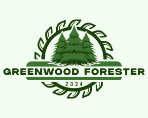 Timber Wood Cutter logo design