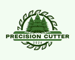 Timber Wood Cutter logo design