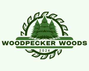 Timber Wood Cutter logo design