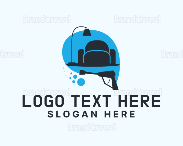 Furniture Washing Business Logo