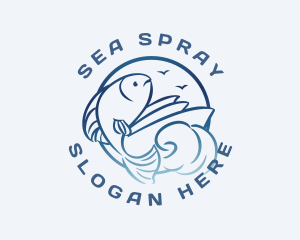 Sea Fishing Boat logo design