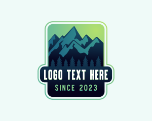 Camp - Mountaineer Summit Wilderness logo design