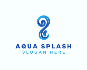 Sea Water Wave logo design