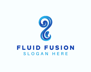 Sea Water Wave logo design