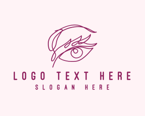Lashes - Beauty Eye Salon logo design