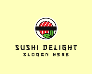 Organic Sushi Restaurant logo design