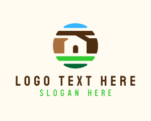 Leasing - Rural House Property logo design