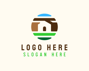 Rural House Property Logo