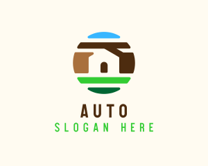 Rural House Property Logo