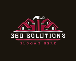 Roof Remodel Residence logo design