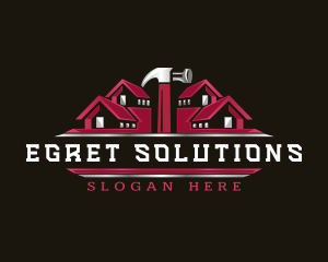 Roof Remodel Residence logo design