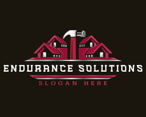 Roof Remodel Residence logo design