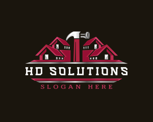 Roof Remodel Residence logo design