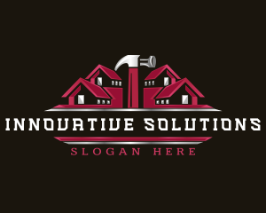 Roof Remodel Residence logo design