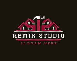 Roof Remodel Residence logo design