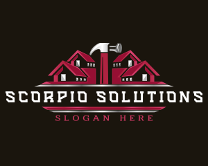 Roof Remodel Residence logo design