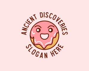 Happy Sweet Donut logo design