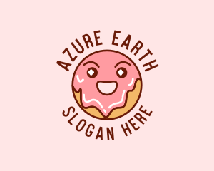 Happy Sweet Donut logo design