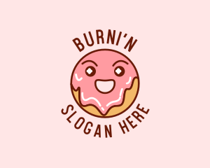 Happy Sweet Donut logo design