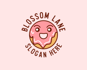 Happy Sweet Donut logo design