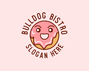 Happy Sweet Donut logo design