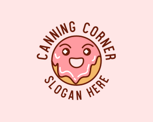 Happy Sweet Donut logo design