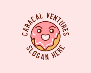 Happy Sweet Donut logo design