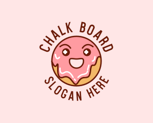 Happy Sweet Donut logo design