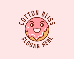 Happy Sweet Donut logo design