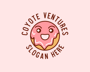 Happy Sweet Donut logo design