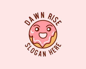 Happy Sweet Donut logo design