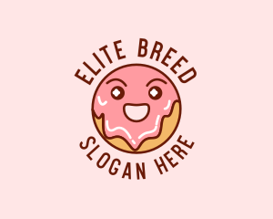 Happy Sweet Donut logo design