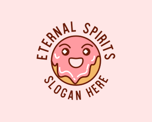 Happy Sweet Donut logo design