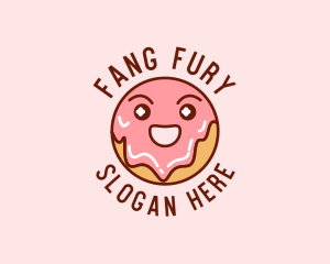 Happy Sweet Donut logo design