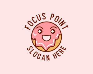 Happy Sweet Donut logo design